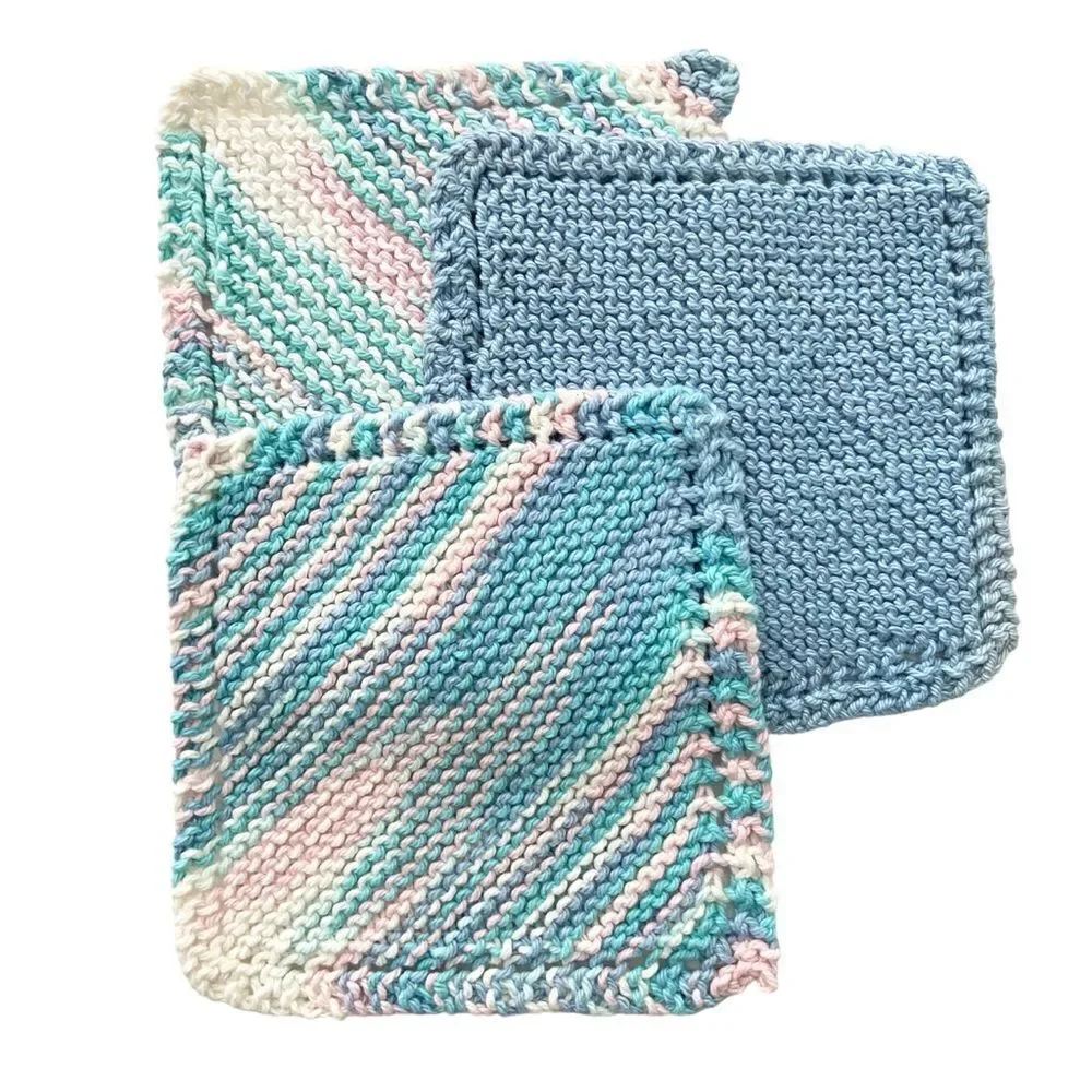 Umarked Handmade Knit/Crochet Dishcloth